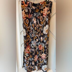 Anthropologie Floral Tilda Maxi Skirt size XL